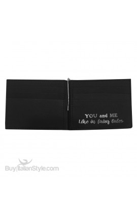 Genuine Leather Man Wallet "Sweet as honey, hard as a rock. I love you, grandfather".