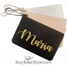 Pochette in ecopelle MAESTRA da personalizzare con nome