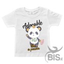 T-shirt bimba manica corta "Adorabile Panda"