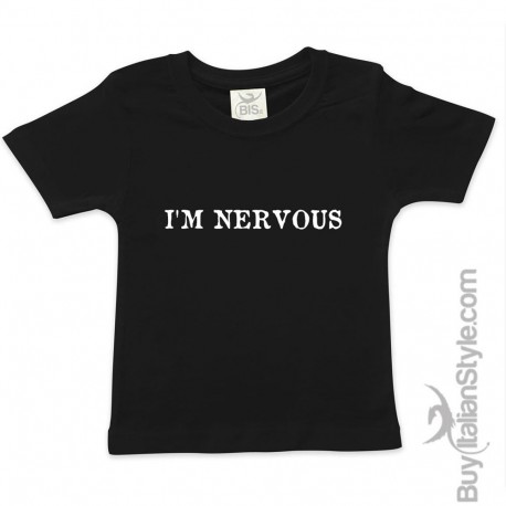 T-shirt bimbo/a  "Sto nervoso/a"