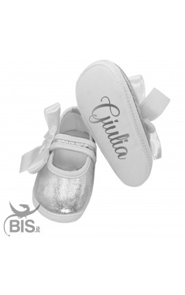 Newborn flat shoes, to customize with name
