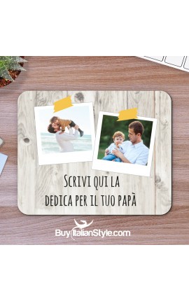 Mousepad da personalizzare con foto e dedica