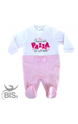 Elegant baby girl summer jumpsuit, to customize with name