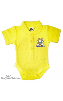 Personalized Polo Shirt Bodysuit "Anchor & Name"