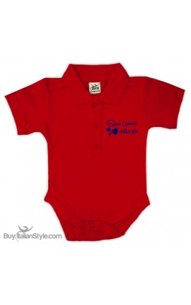 Personalized Polo Shirt Bodysuit "MINI Boss"