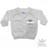 Personalized Baby Boy Cardigan with Name and Crown