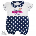 Pagliaccetto a pois "Sono la polpetta di papà"