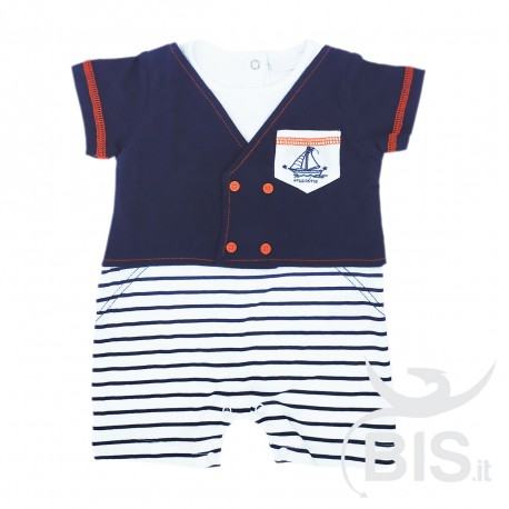 Pagliaccetto neonato marinaio