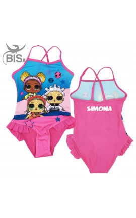 Costume bimba "LOL" da personalizzare con nome