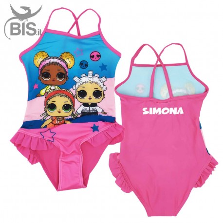 Costume bimba "LOL" da personalizzare con nome