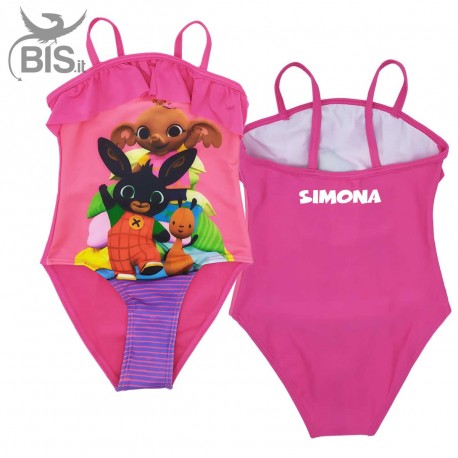 Costume intero bimba Bing con nome