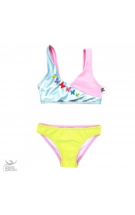 Bikini bimba con farfalle da personalizzare con nome