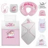 Personalized Summer Layette "Rose" Baby Girl Gift