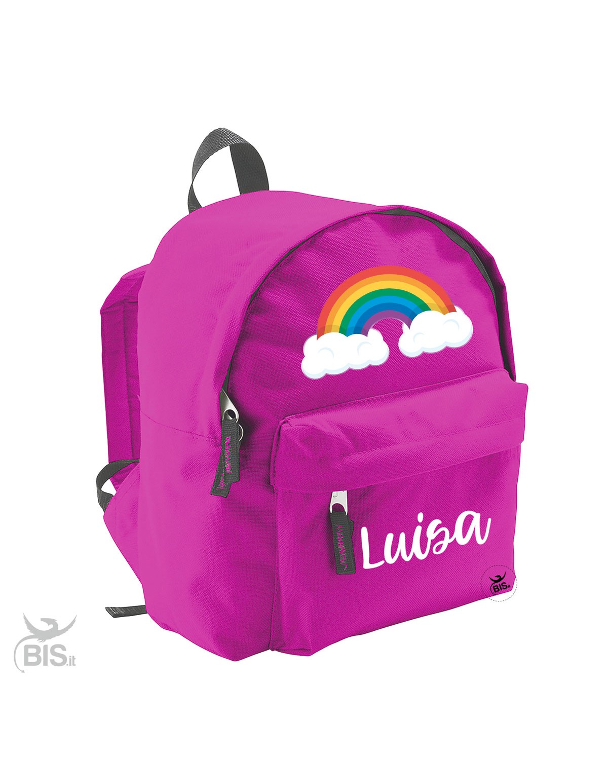 Zaino trandy "Arcobaleno" con nome