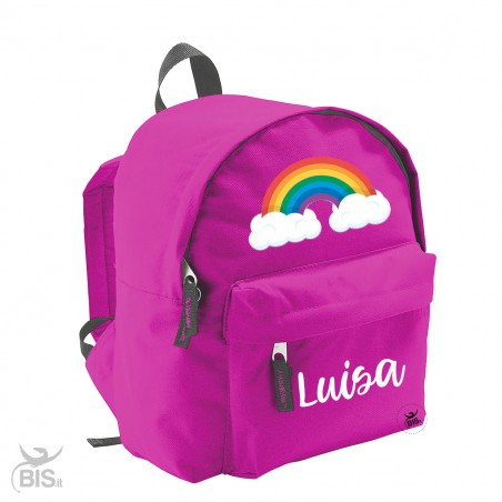 Zaino trandy "Arcobaleno" con nome