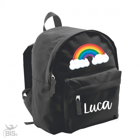Zaino trandy "Arcobaleno" con nome