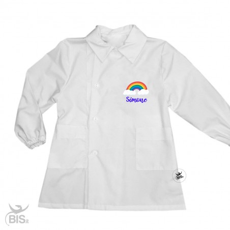 Grembiule bimbo personalizzabile arcobaleno