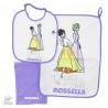 Kit Asilo plastificato "Frozen" da personalizzare con nome