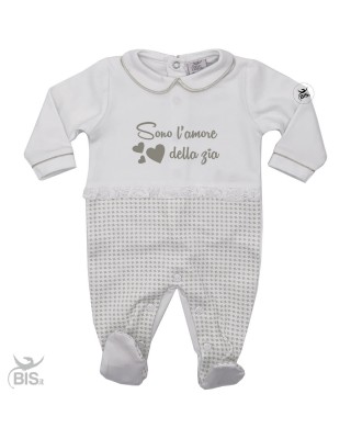 Newborn girl Elegant jumpsuit, to customize with name
