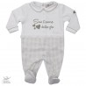 Newborn girl Elegant jumpsuit, to customize with name