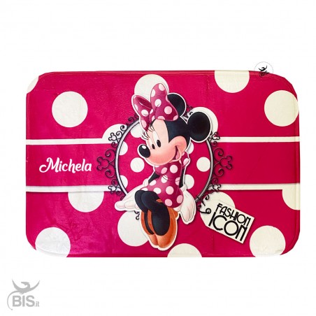 Tappetino "Minnie" da personalizzare con nome