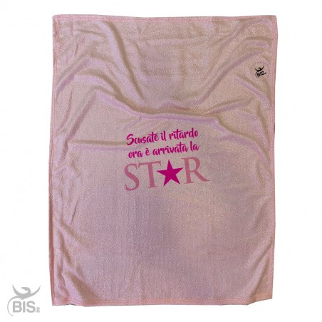 Copertina in soft-pile effetto lurex Scusate il ritardo è arrivata la star