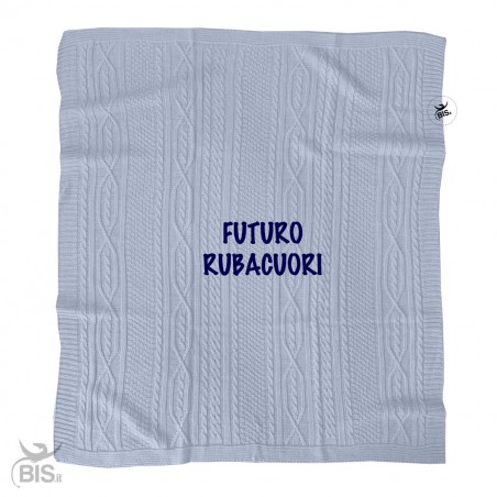 Copertina effetto lana a tema Futuro rubacuori