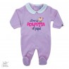 Tutina neonata con colletto "Sono la polpetta di papà"