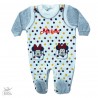 Tutina in ciniglia stampa pois minnie