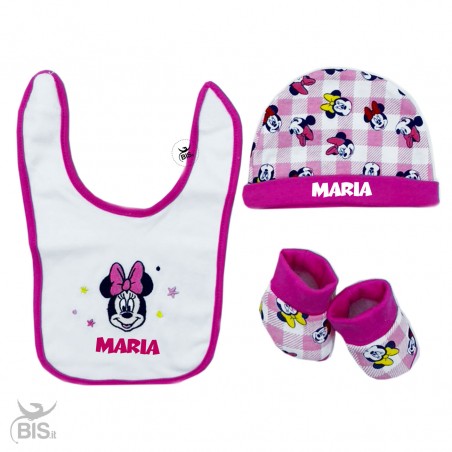 Kit 3 pezzi "Minnie", da personalizzare