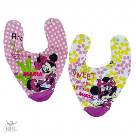 Coppia bavaglini massaggia gengive Sweet Minnie