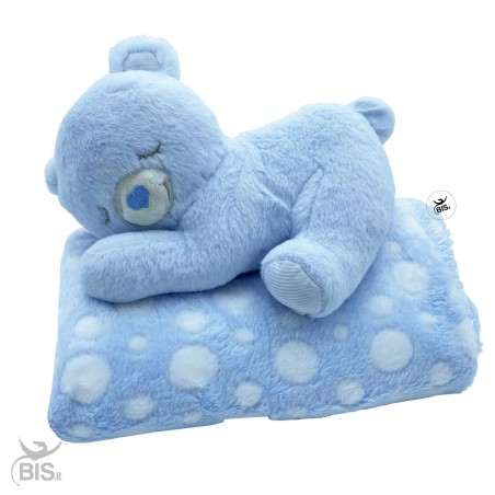 Copertina in pile con peluches orsetto da personalizzare con nome