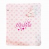 Copertina in pile con peluches orsetto da personalizzare con nome