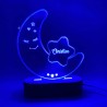 Lampada Led  a forma di luna  da personalizzare con nome