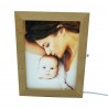 Led lamp little house shaped, with dedication for the family