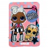 Plaid rosa "LOL" personalizzabile con nome