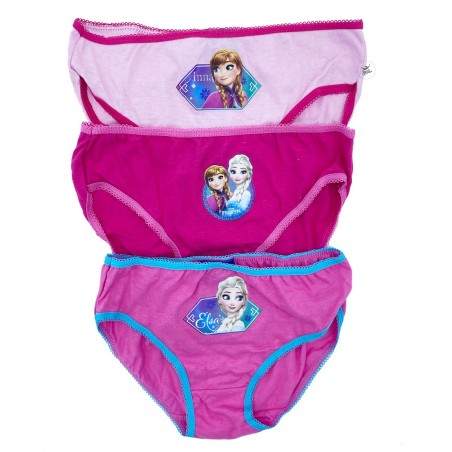 Tris mutandine "Frozen" bimba