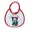 Silicone Teething Baby Bib 2-Piece Set "Minnie"