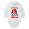 Body lupetto  "Ho una Zia (Zio-Mamma-papà ecc) folle"