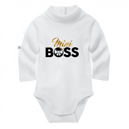 Body lupetto neonata " Mini Boss"
