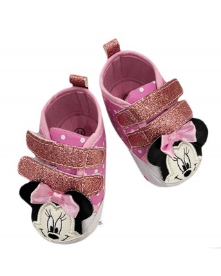 Sneakers glitter neonata  "Minnie"