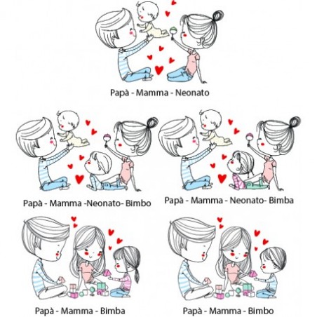 Addobbo a forma di casetta in plexiglass "Abbiamo avuto tutto"