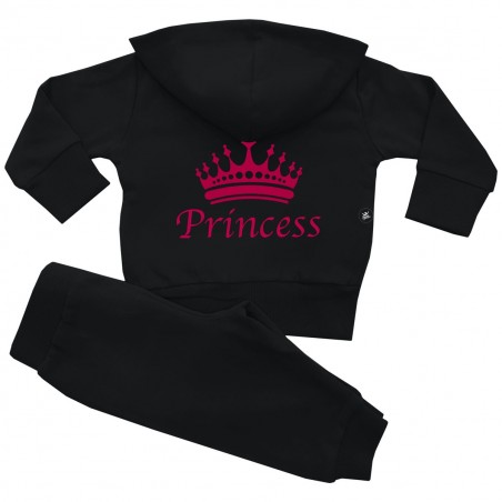 Tuta femminuccia con stampa Princess