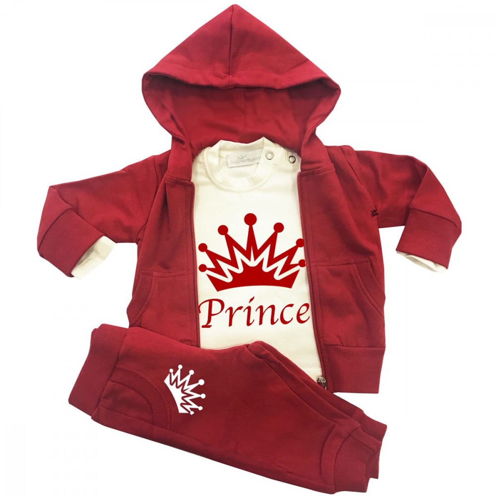Tuta maschietto con stampa Prince