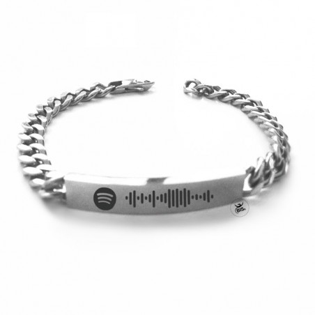 Bracciale musicale, personalizzabile con il codice Spotify della tua canzone preferita