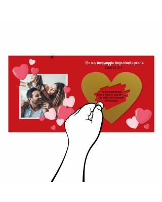 Scratch card for Valentine's day