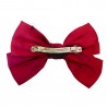 Customizable bow hair clip