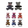 Bear shaped hair clips