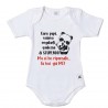 Short sleeve baby onesie bodysuit