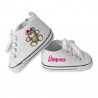 Customizable baby shoes with name and bear